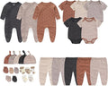 Newborn Layette Gift Set 27-Piece Baby Girl Clothes Bodysuits, Pants Essentials by MAMIMAKA