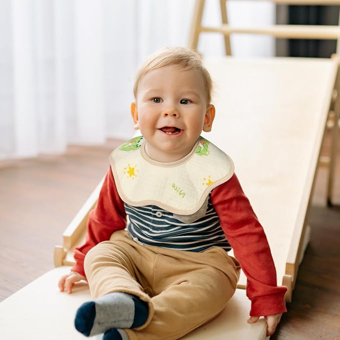 Baby Bibs Muslin Drool Teething Drooling Bibs - Image 4