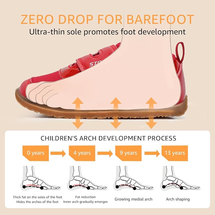 Toddler Wide Toe Box Barefoot Shoes Boys Girls Zero Drop, Baby First Walking - Image 5