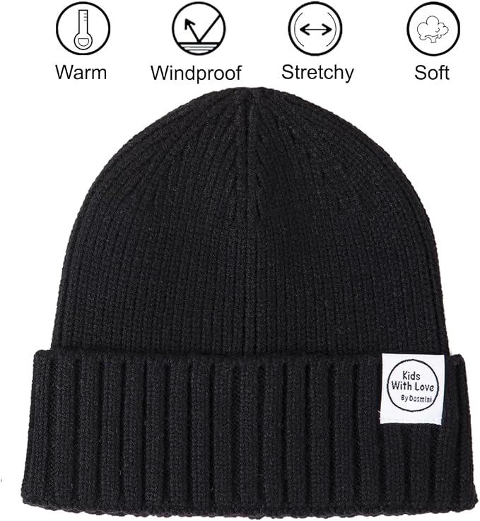 Baby Beanie Toddler Winter Hat Infant Babies Newborn Kids Beanies Knit Hats - Image 5