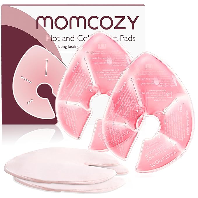 Momcozy Larger Breast Therapy Packs, Hot and Cold Breast Pads by Momcozy