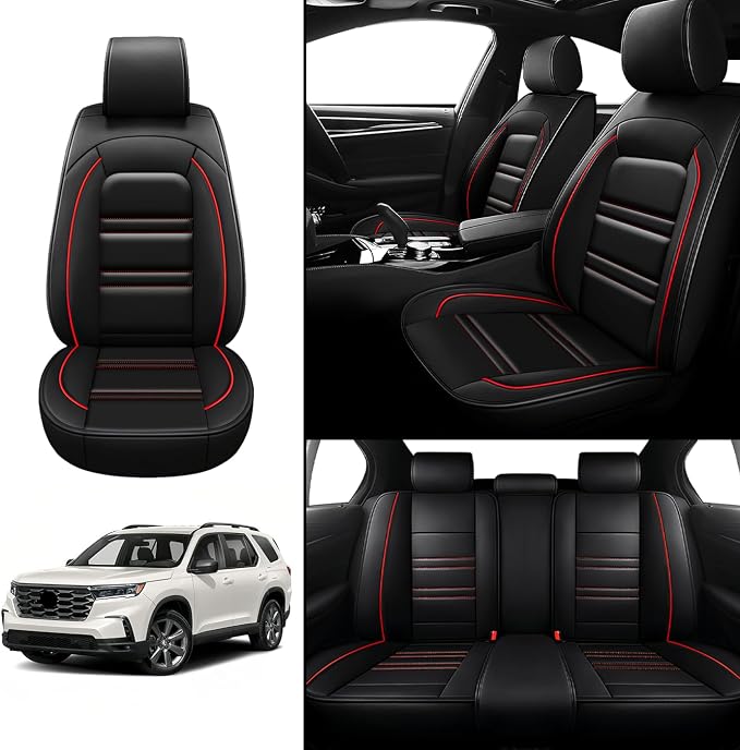Seat Covers for Honda Pilot 2003-2025 | 5-Seats Leather Seat Covers - Image 2