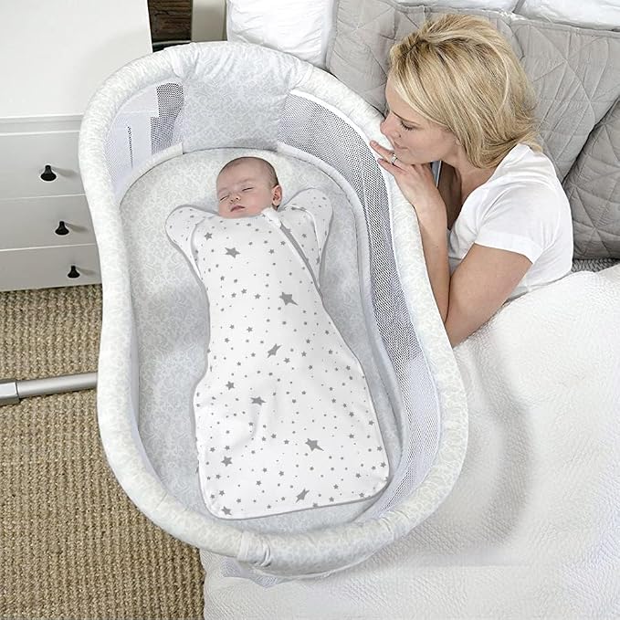 Premium Soft Cotton Swaddle Blanket Sleep Sack Arms Up Design 2 Packs 3-6 Months - Image 7