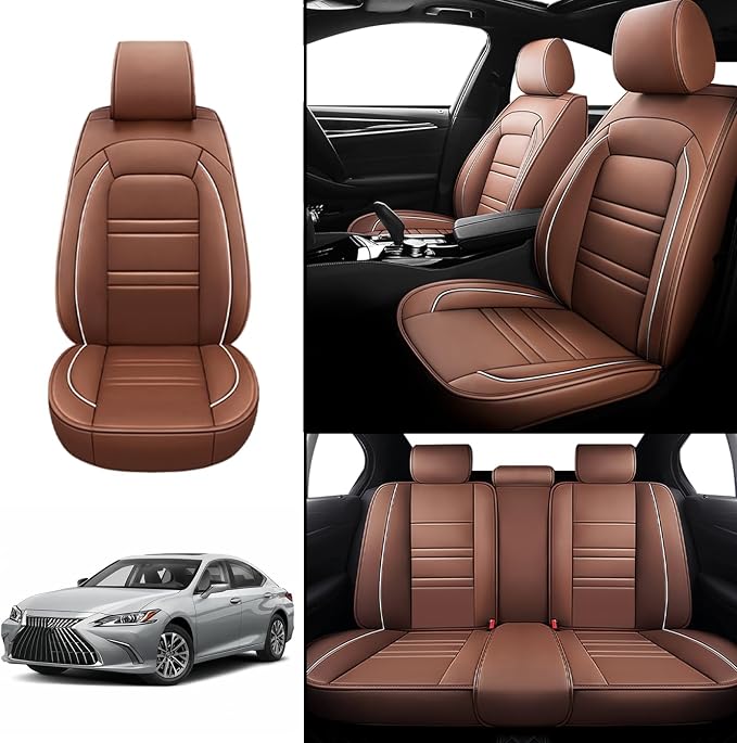 Seat Covers for Lexus Car es350 2007-2024 | 5-Seats Leather Seat Covers - Image 2
