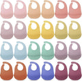 Mepase Silicone Bibs Waterproof Silicone Baby Bibs Soft Adjustable Baby Feeding by Mepase