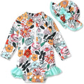 Aalizzwell Baby Girls Long Sleeve One Piece Swimsuit by Aalizzwell