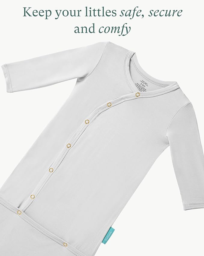 PurComfy Supersoft Baby Sleeper Gowns, Premium Bamboo Viscose Infant Nightgown - Image 5