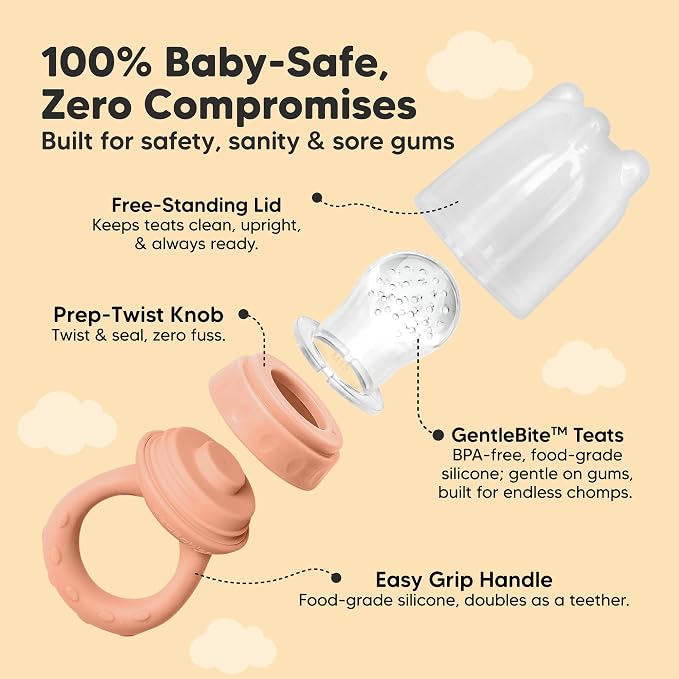 KeaBabies Baby Fruit Feeder 2pk - Image 3