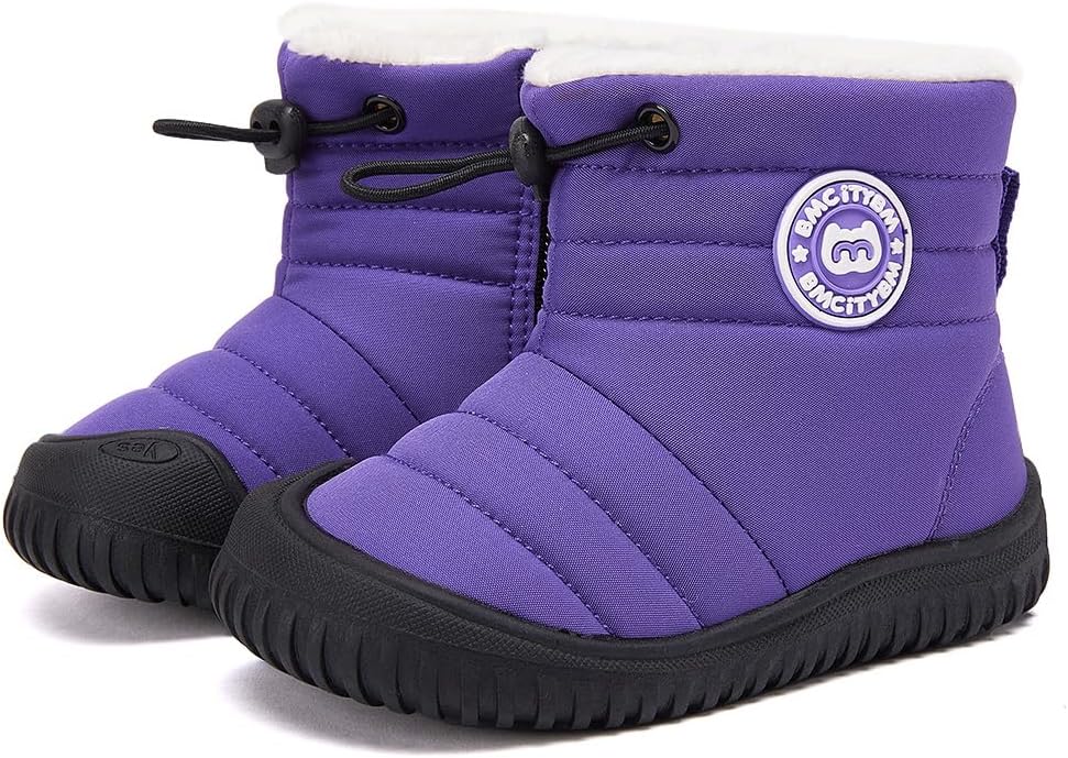 BMCiTYBM Toddler Baby Snow Boots Winter Shoes Boys Girls Cold Weather Baby Faux by BMCiTYBM