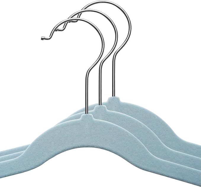 50 Pack Premium Baby Velvet Hangers - Image 8
