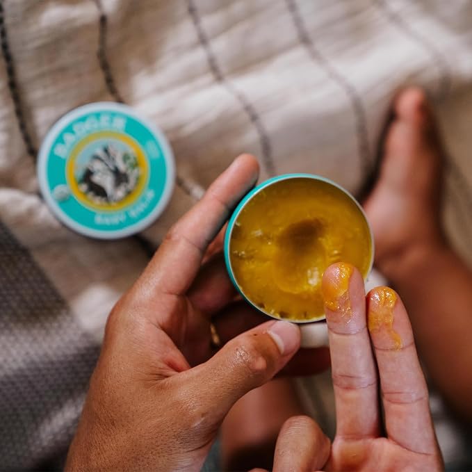 Badger - Baby Balm, Chamomile & Calendula, Certified Organic Baby Balm - Image 5