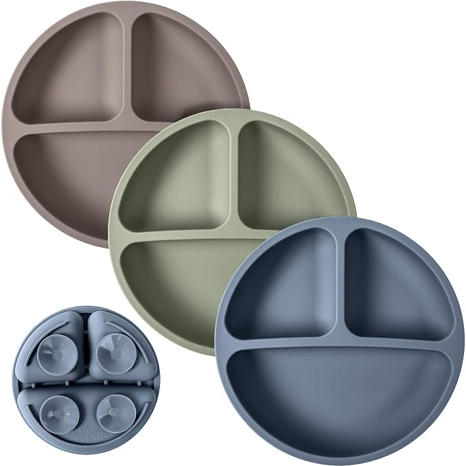 WeeSprout Suction Plates for Babies & Toddlers by WeeSprout