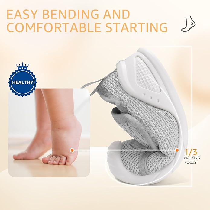 Baby Boys Girls First Walking Shoes Wide Toe Box Infant Sneakers Lightweight - Image 4