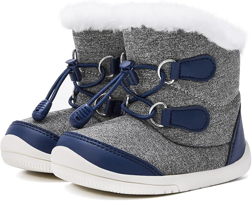 BMCiTYBM Toddler Baby Snow Boots Winter Shoes Boys Girls Cold Weather Baby Faux by BMCiTYBM