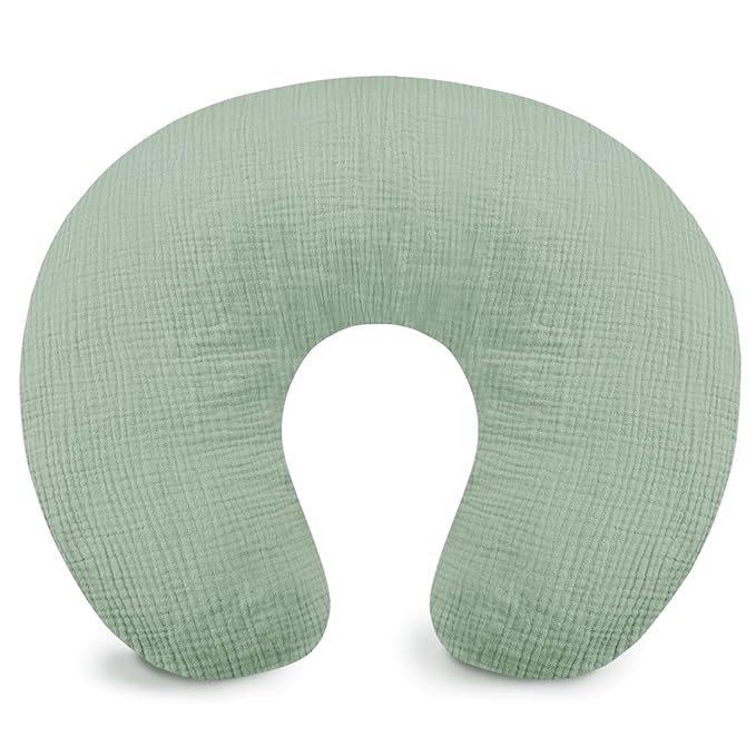 Hooyax Muslin Nursing Pillow Cover, Soft Breathable Feeding Slipcover by Hooyax