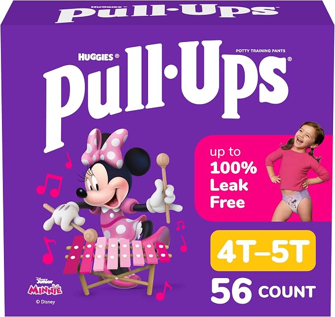 Pull-Ups Girls' Potty Training Pants, Size 4T-5T Training Underwear by Pull-Ups