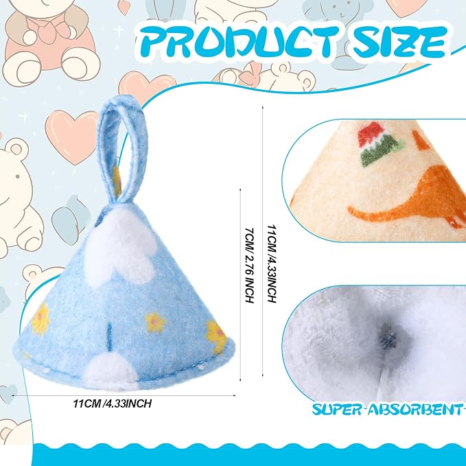 Suhine 10 Pcs Baby Boy Pee Shield Diaper Changing Accessory Reusable Pee Covers - Image 2