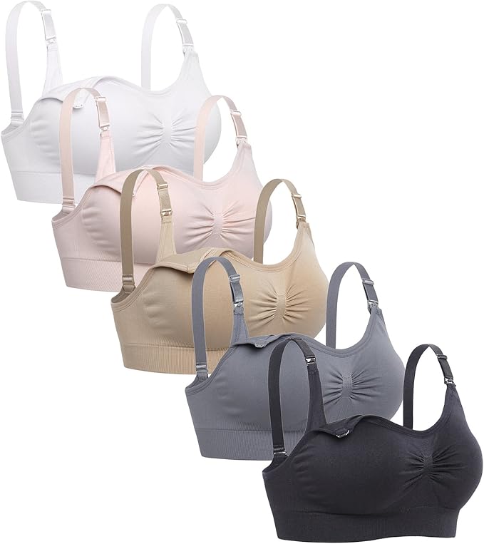 Lataly Womens Seamless Nursing Bra Sleeping Maternity Bralette by Lataly