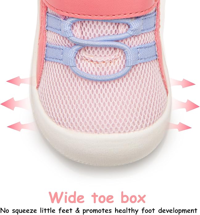 Wide Toddler Shoes Boys Girls Zero Drop Barefoot Infant First Walking Shoes - Image 3