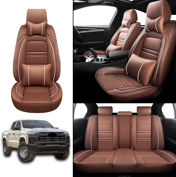 Car Seat Covers for Chevy Colorado 2004-2025 | 5-Seats Seat Covers, Waterproof - Image 2