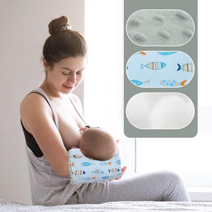 ROYALAY Arm Pillow for Feeding Baby, Soft Cotton Bottle Breast Feeding Pillows - Image 6