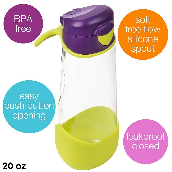 b.box 20 oz Sport Spout Kids Water Bottle - Image 3