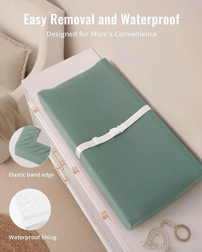 Blissful Diary Muslin Baby Changing Pad - Image 3