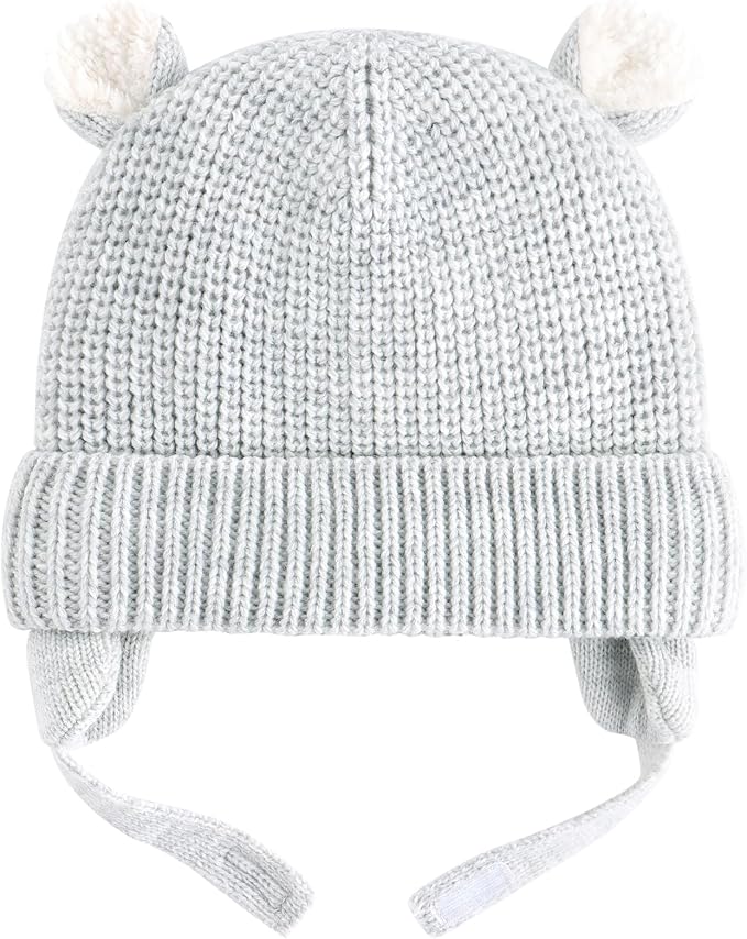 Duoyeree Cozy Baby Beanie with Earflaps and Fleece Lining by Duoyeree