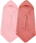 Muslin Hooded Baby Towels 100% Cotton ，Super Soft Muslin Baby Bath Towel by Unknown