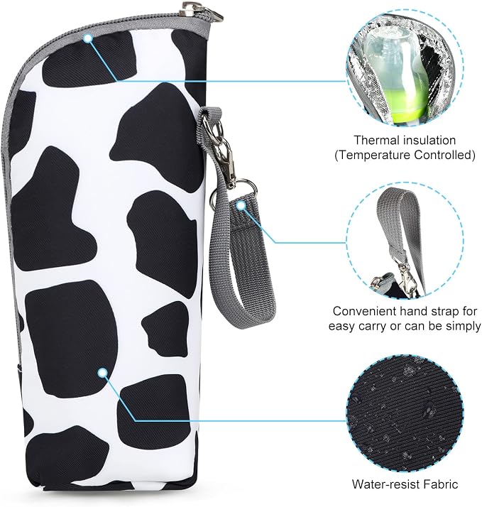 Accmor Baby Bottle Cooler Tote Bags, Insulated Breastmilk Cooler Bag, Nursing - Image 4