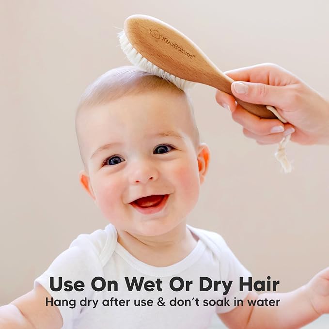 Wooden Baby Hair Brush - Image 6