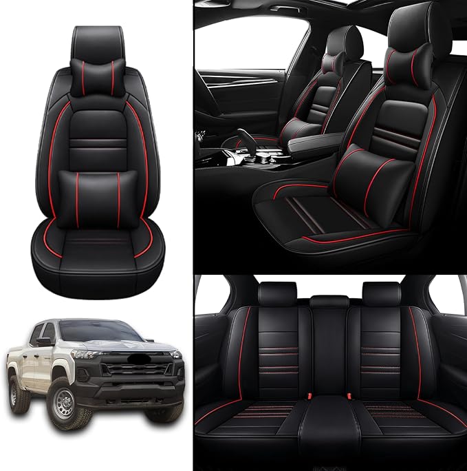 Car Seat Covers for Chevy Colorado 2004-2025 | 5-Seats Seat Covers, Waterproof - Image 2