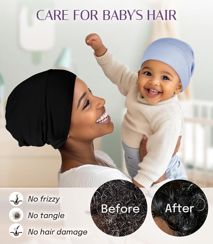 OLESILK Silk Baby Bonnet for 0-6 Months - Image 3