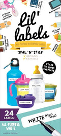 Removeable, Write-On Food Labels, Waterproof, Freezer Safe, Self-Laminating by LilLabels