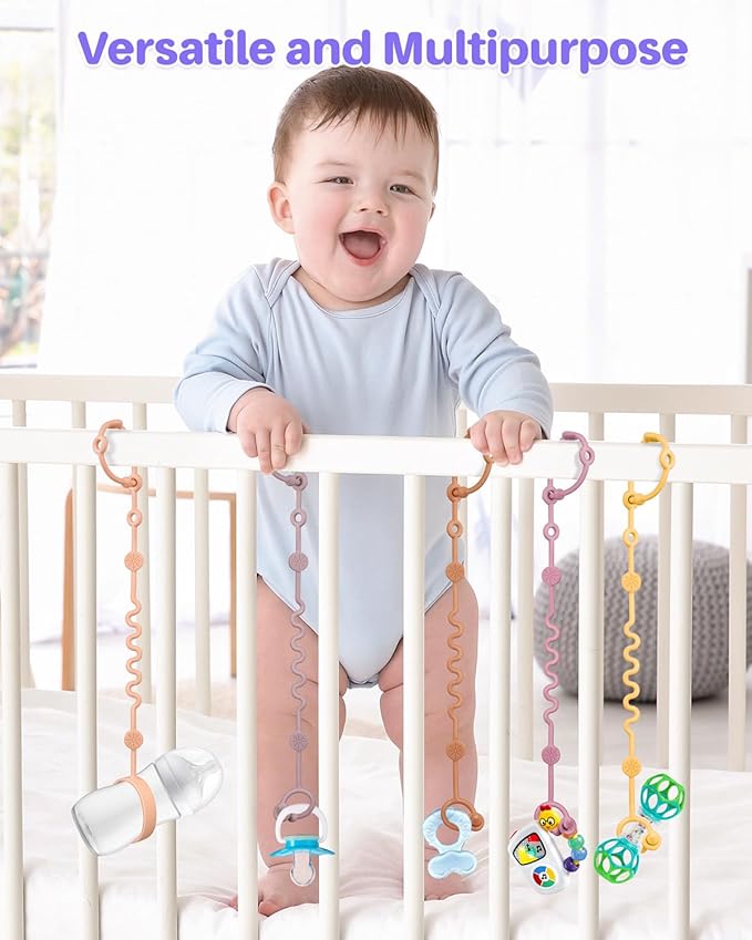 3pcs Adjustable Toy Strap Holder - Image 2