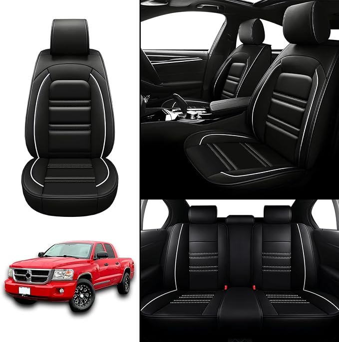 Seat Covers for Dodge Dakota 2000-2011 | 5-Seats Leather Seat Covers - Image 2
