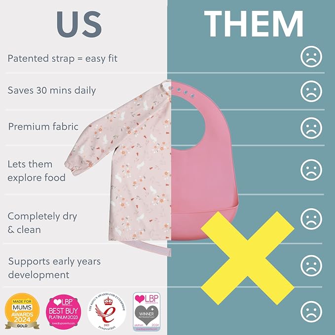 BIBaDO - Long Sleeve Baby Bibs - Babies & Toddlers 6-36 Months - Coverall Baby - Image 7