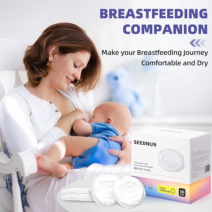 Disposable Nursing Pads, SEEDNUR Breast Pads - Image 7