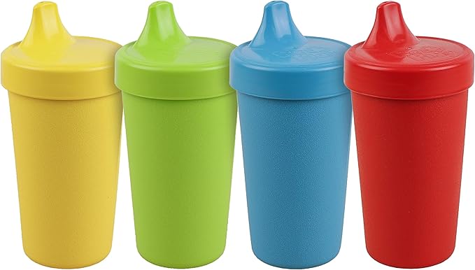 Re-Play Sippy Cups for Toddlers - 10 Oz. Reusable Spill Proof Cups for Kids by Re-Play