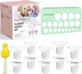 Flange Sizing Kit 3 in 1 with 10PCS Flange Inserts 13/15/17/19/21mm, Silicone by NursiLuna