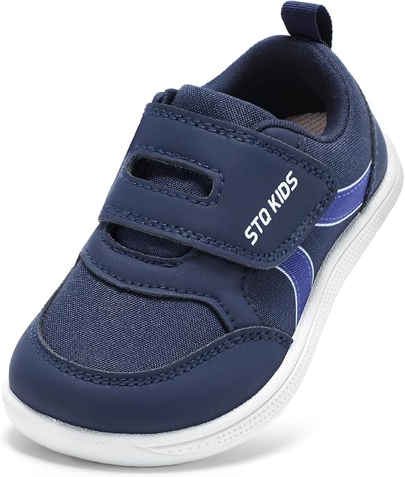 Toddler Wide Toe Box Barefoot Shoes Boys Girls Sneakers Kids Tennis Shoes by STQKIDS