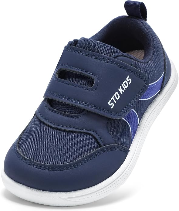 Toddler Wide Toe Box Barefoot Shoes Boys Girls Sneakers Kids Tennis Shoes by STQKIDS