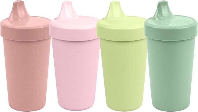 Re-Play Sippy Cups for Toddlers - 10 Oz. Reusable Spill Proof Cups for Kids by Re-Play
