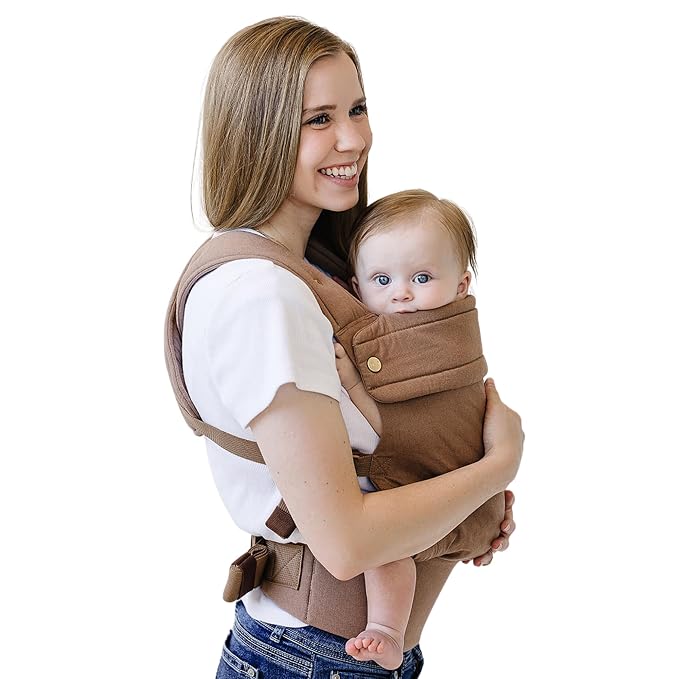 Ava & Oliver Essential Baby Carrier – Ergonomic, Hip-Healthy Soft Structured by avaoliver