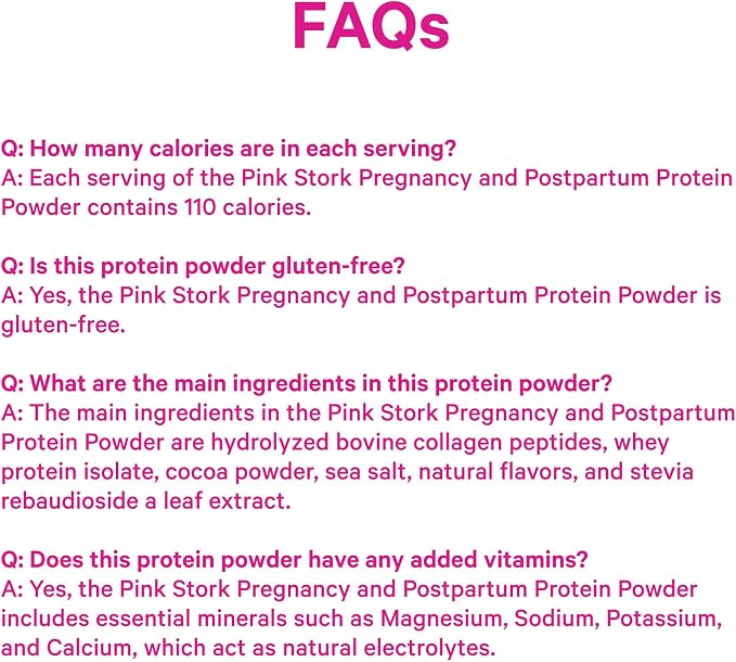 Pink Stork Pregnancy & Postpartum Protein Powder - Image 9