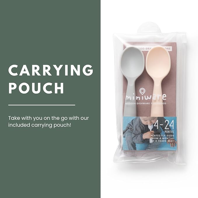 Miniware Silicone Baby Spoon for Training - Image 4