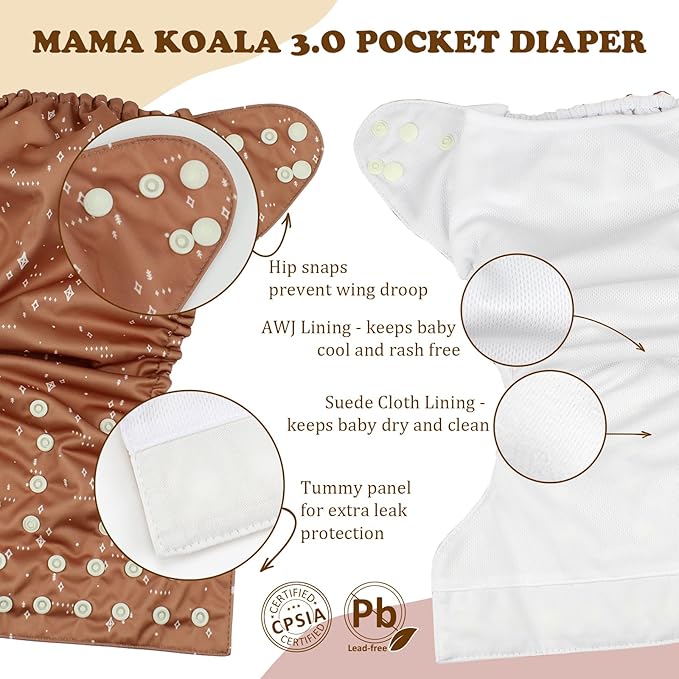 Mama Koala 3.0 Cloth Diapers for Babies - Image 5