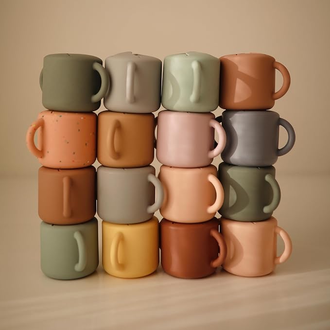 mushie Silicone Snack Cup | Spill Proof Food Container - Image 6