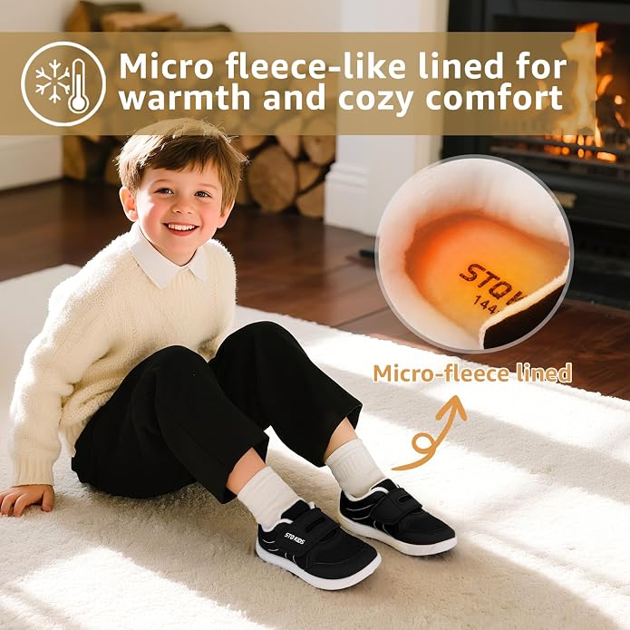 Toddler Wide Toe Box Barefoot Shoes Boys Girls Sneakers Kids Tennis Shoes - Image 2