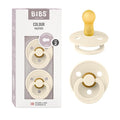 BIBS Pacifiers Colour Collection | Natural Rubber Baby Pacifier | Round Nipple by BIBS